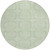 8' Mint Green And Ivory Round Geometric Washable Indoor Outdoor Area Rug Transitional Style - Mint Green, Ivory Color