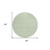 8' Mint Green And Ivory Round Geometric Washable Indoor Outdoor Area Rug Transitional Style - Mint Green, Ivory Color