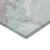 10' X 14' Blue Teal Blue And Gray Abstract Washable Indoor Outdoor Area Rug