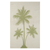 5' X 7' Beige And Green Palm Tree Indoor Outdoor Area Rug