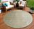 8' Brown Beige And Taupe Round Abstract Washable Indoor Outdoor Area Rug Transitional Style - Brown, Beige, Taupe Color
