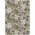 8' X 10' Brown Beige And Olive Green Botanical Leaves Washable Indoor Outdoor Area Rug