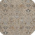 8' Taupe Brown And Gray Round Oriental Washable Indoor Outdoor Area Rug - Taupe, Brown, Gray