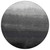 8' Gray And Silver Round Ombre Washable Indoor Outdoor Area Rug