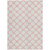 10' X 14' Pink And Gray Polka Dot Washable Indoor Outdoor Area Rug
