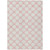 10' X 14' Pink And Gray Polka Dot Washable Indoor Outdoor Area Rug