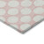 10' X 14' Pink And Gray Polka Dot Washable Indoor Outdoor Area Rug