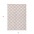 10' X 14' Pink And Gray Polka Dot Washable Indoor Outdoor Area Rug