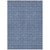 10' X 14' Navy Blue And Ivory Geometric Washable Indoor Outdoor Area Rug - 608219081706