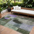 9' X 12' Olive Green Charcoal And Purple Geometric Washable Indoor Outdoor Area Rug