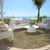 8' Brown And Beige Round Southwestern Washable Indoor Outdoor Area Rug