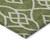 10' X 14' Olive Green And Ivory Trellis Washable Indoor Outdoor Area Rug