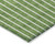 8' X 10' Green And Gray Striped Washable Indoor Outdoor Area Rug Transitional Style - Green, Gray Color