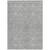 9' X 12' Gray And Ivory Geometric Washable Indoor Outdoor Area Rug Transitional Style - Gray, Ivory Color