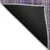 8' Round Purple Round Plaid Washable Non Skid Indoor Outdoor Area Rug