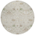 8' Beige Brown And Green Round Oriental Washable Indoor Outdoor Area Rug