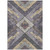 10' X 14' Purple And Gold Geometric Washable Indoor Outdoor Area Rug