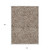 10' X 14' Brown And Beige Abstract Washable Indoor Outdoor Area Rug Transitional Style - Brown, Beige Color