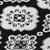 8' Black And Ivory Round Medallion Washable Indoor Outdoor Area Rug - Black, Ivory