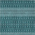 8' X 10' Teal Blue Aqua And Ivory Tribal Washable Indoor Outdoor Area Rug