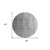 8' Gray Silver And Charcoal Round Ombre Washable Indoor Outdoor Area Rug