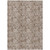 8' X 10' Brown And Taupe Floral Washable Indoor Outdoor Area Rug - Brown, Taupe