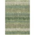 8' X 10' Green Gray And Ivory Striped Washable Indoor Outdoor Area Rug