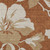 8' X 10' Terra Cotta And Beige Floral Washable Indoor Outdoor Area Rug