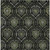 10' X 14' Green Gray And Charcoal Medallion Washable Indoor Outdoor Area Rug
