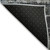 8' Charcoal And Gray Round Geometric Washable Indoor Outdoor Area Rug