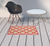 2' X 3' Pink Geometric Stain Resistant Indoor Outdoor Area Rug