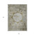 10' X 14' Taupe Brown And Gray Oriental Washable Indoor Outdoor Area Rug