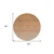8' Copper And Beige Round Ombre Washable Indoor Outdoor Area Rug