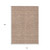 10' X 14' Brown And Beige Geometric Washable Indoor Outdoor Area Rug Transitional Style - Brown, Beige Color