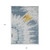 8' X 10' Denim Blue And Sky Blue Abstract Washable Indoor Outdoor Area Rug Transitional Style - Denim Blue, Sky Blue Color