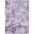 10' X 14' Lavender Purple And Lilac Floral Washable Indoor Outdoor Area Rug