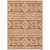9' X 12' Copper And Ivory Southwestern Washable Indoor Outdoor Area Rug - Copper, Ivory