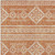 9' X 12' Copper And Ivory Southwestern Washable Indoor Outdoor Area Rug - Copper, Ivory
