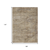 9' X 12' Brown And Taupe Aztec Washable Indoor Outdoor Area Rug
