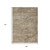9' X 12' Brown And Taupe Aztec Washable Indoor Outdoor Area Rug