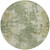 8' Sage And Beige Round Abstract Washable Indoor Outdoor Area Rug - Sage, Beige