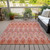 8' X 10' Pink Salmon And Blush Southwestern Washable Indoor Outdoor Area Rug