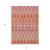8' X 10' Pink Salmon And Blush Southwestern Washable Indoor Outdoor Area Rug