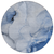 8' Round Blue and Gray Round Abstract Washable Non Skid Indoor Outdoor Area Rug