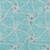 8' X 10' Teal Blue And Ivory Geometric Washable Indoor Outdoor Area Rug Contemporary Style - Teal Blue, Ivory Color