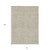 10' X 14' Beige Geometric Washable Indoor Outdoor Area Rug - Beige