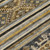 9' X 12' Chocolate Taupe And Gold Tribal Washable Indoor Outdoor Area Rug