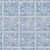 9' X 12' Sky Blue And Denim Blue Medallion Washable Indoor Outdoor Area Rug