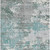 10' X 14' Blue And Teal Blue Abstract Washable Indoor Outdoor Area Rug