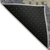 8' X 10' Blue Charcoal And Gold Floral Washable Indoor Outdoor Area Rug